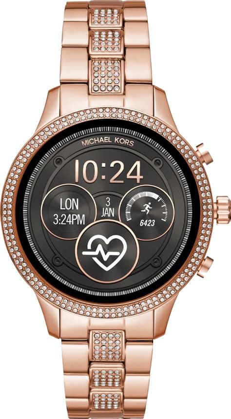 michael kors access damen runway smartwatch mkt505|Runway Pavé Two.